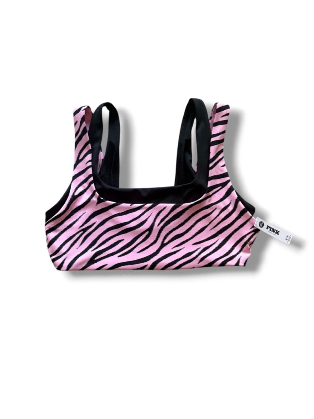 Victoria’s Secret Pink | NWT’s Cyber Y2K Pink Zebra Double Lined Sports Bra